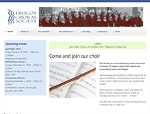 Tablet Screenshot of didcotchoralsociety.org